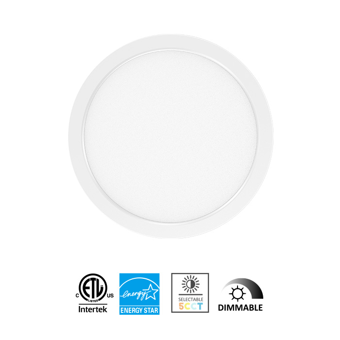 5/7/9Inch 5CCT Ultra-thin Flush Mount