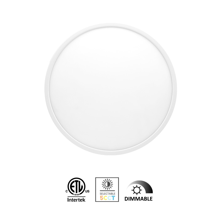 13Inch 5CCT Alumiunm Flush Mount