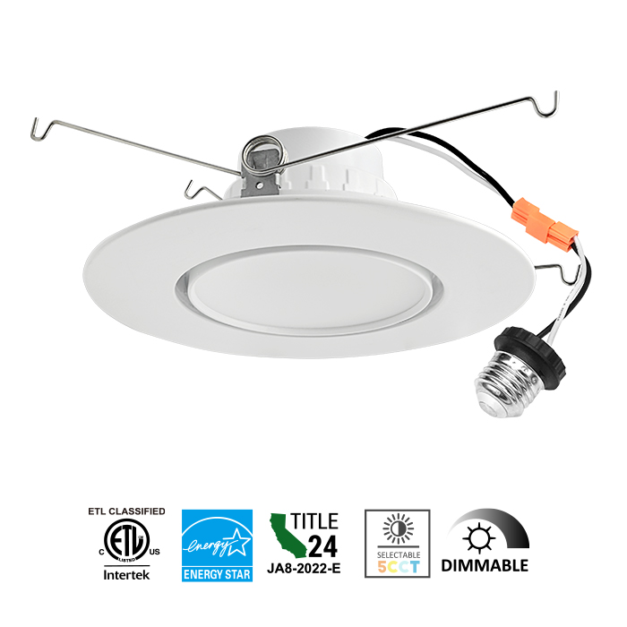 4/6Inch 5CCT Gimbal Retrofit Kit Downlight