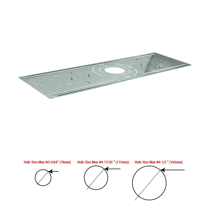 New Construction Plate for Downlight