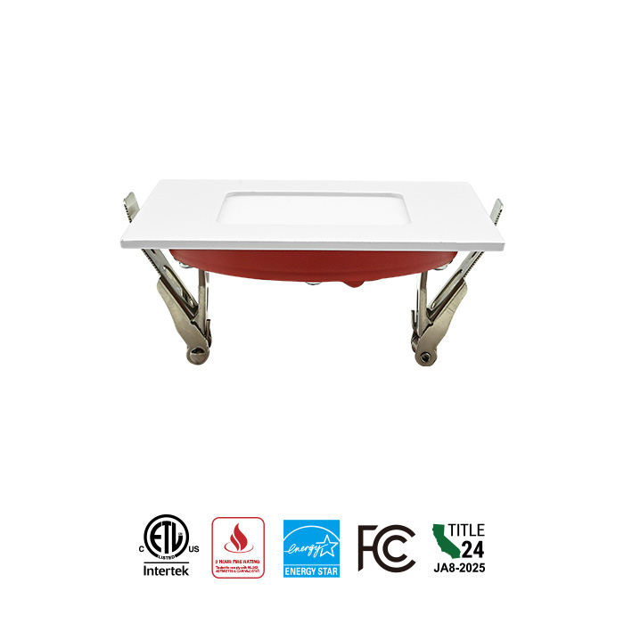 RD16S Fire Rated Square Slim Panel 4-6inch