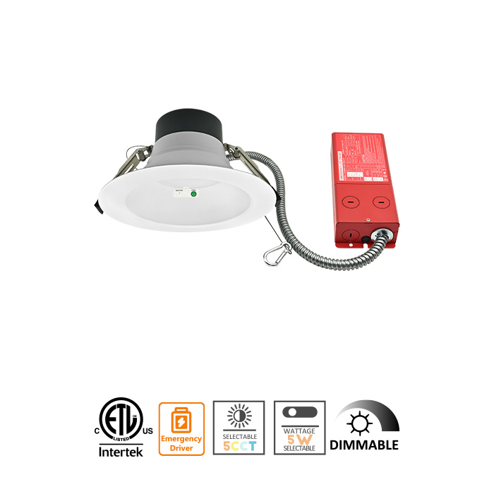 CD13 Commercial Downlights with Emergency Battery 6-8inch